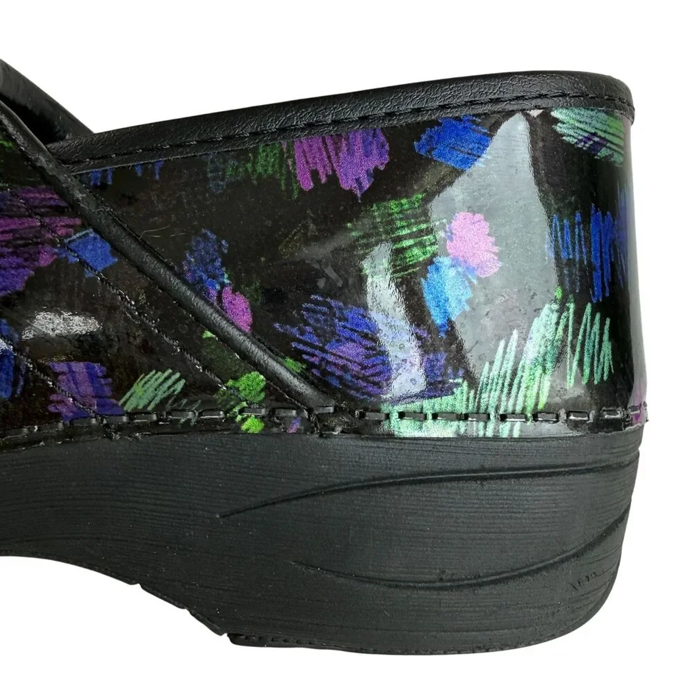 Dansko Pro XP 2.0 Colored Pen Leather Clogs Shoes 39 US 8.5 - 9 Slip Resistant